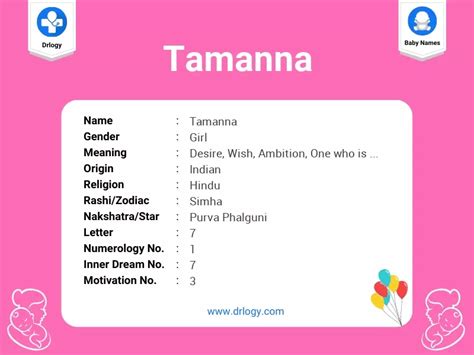 tamanna name meaning in hindi